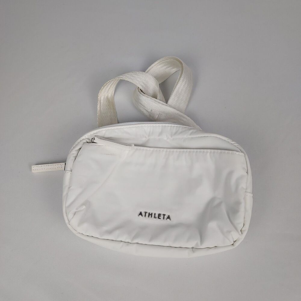 Athleta Power Of She White Mini Crossbody Bag One Size Athleisure